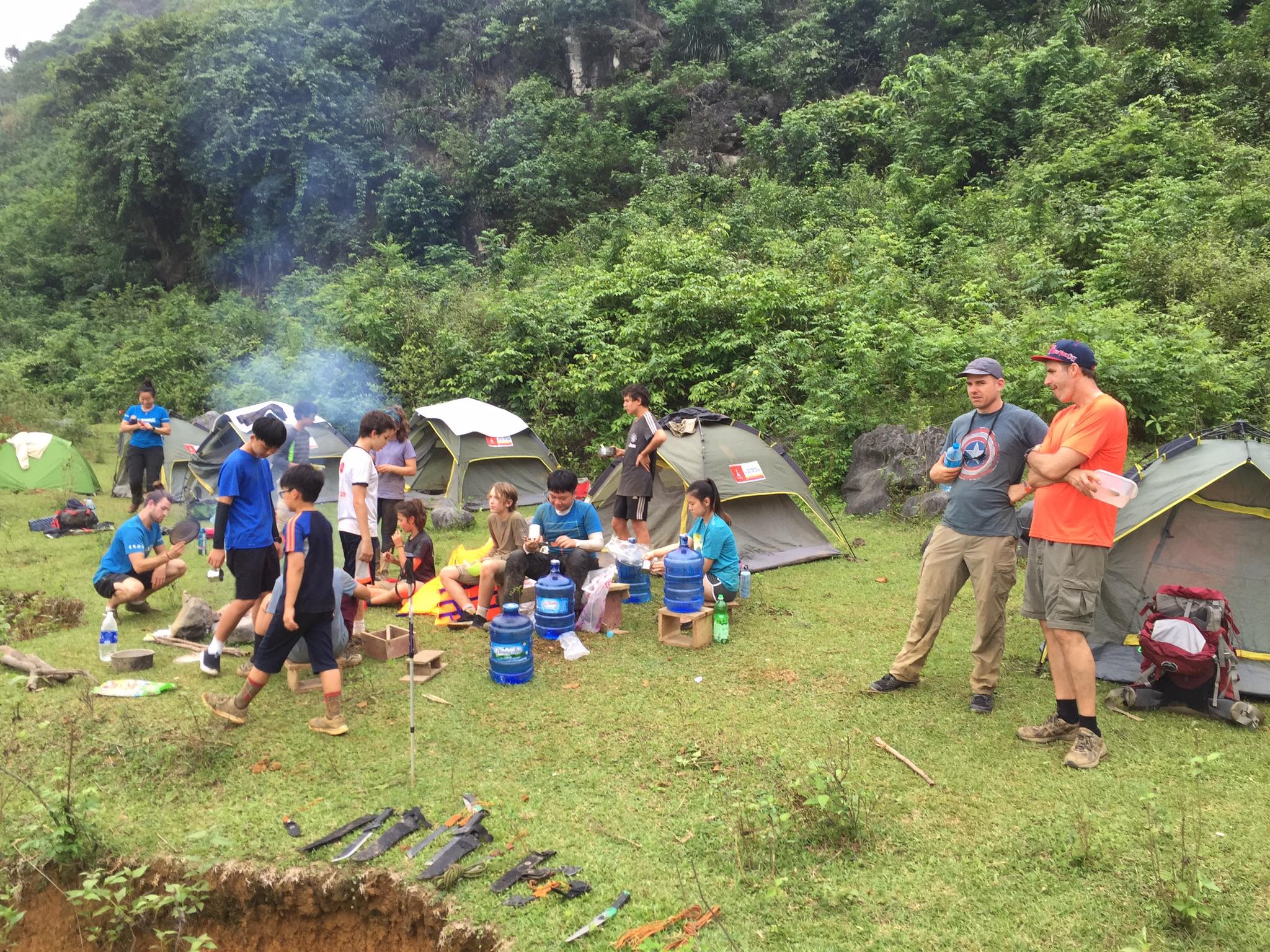 Camping in Cuc Phuong National Park 